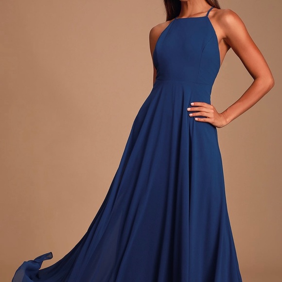 Lulus Dresses & Skirts - lulu’s navy dress 💙